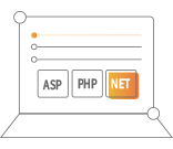 支持ASP、PHP、.Net等多種語言開發(fā)